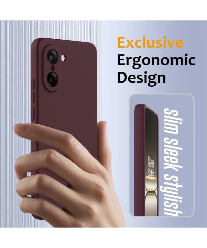 Coque OnePlus Nord CE5 en Silicone Liquide Magnétique avec Lanière