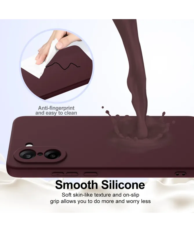 Coque OnePlus Nord CE5 en Silicone Liquide Magnétique avec Lanière