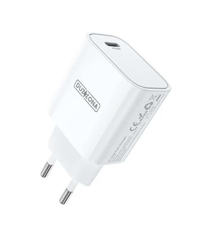 Chargeur Rapide Mural DUZZONA PD 20W USB-C