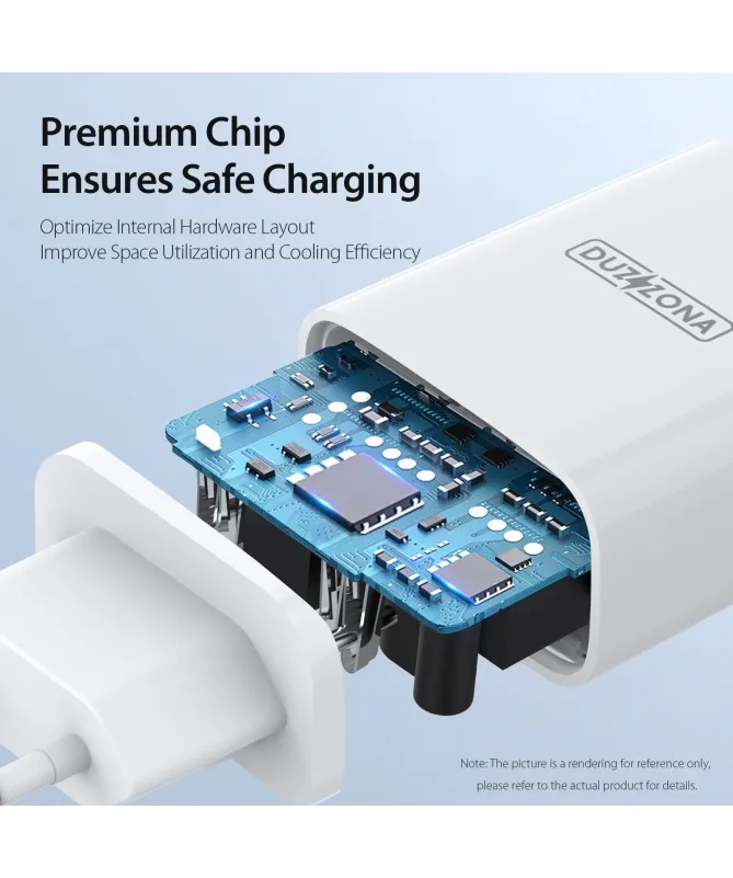 Chargeur Rapide Mural DUZZONA PD 20W USB-C