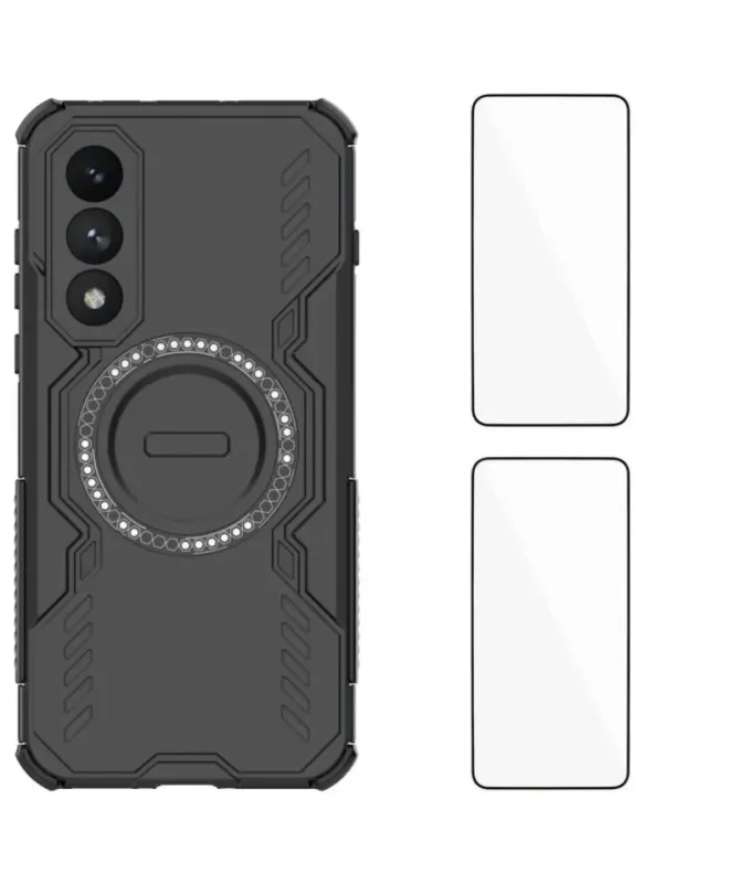 Pack OnePlus Nord 5 Coque Anti-choc Magnétique et 2 Verres Trempés