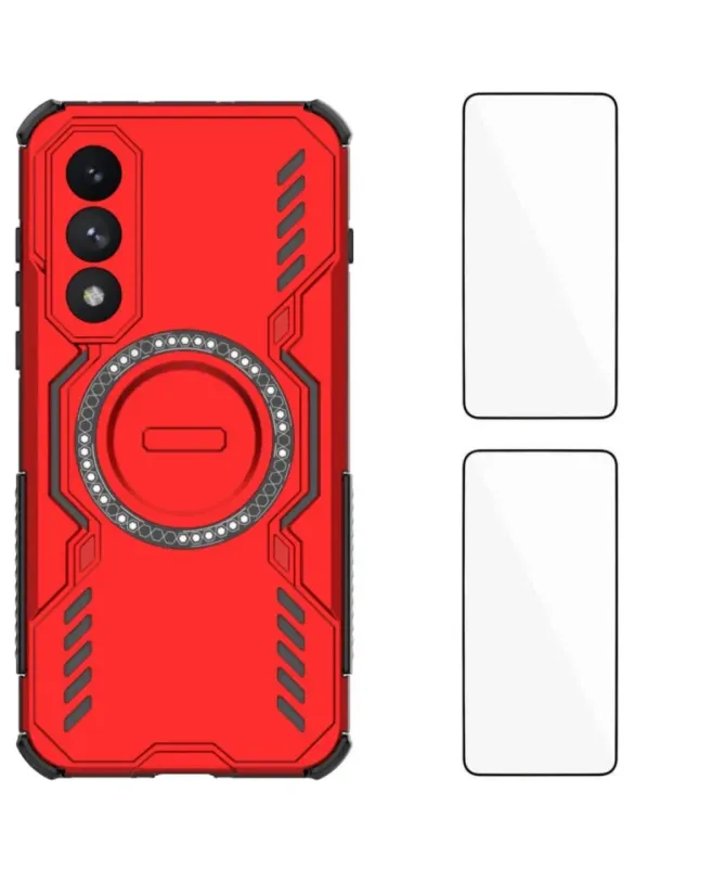 Pack OnePlus Nord CE5 Coque Anti-choc Magnétique et 2 Verres Trempés
