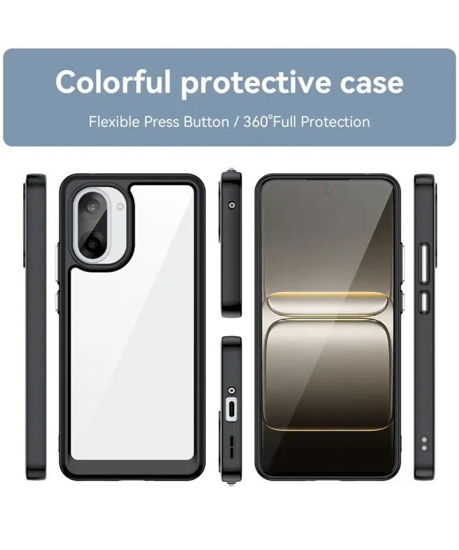 Coque OnePlus Nord CE5 Transparente Anti-choc avec Bumper
