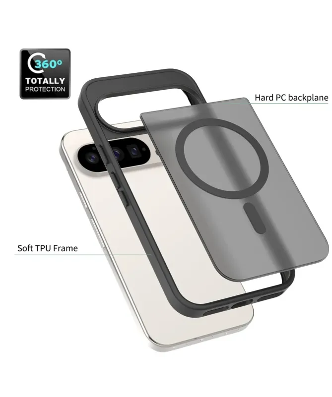 Coque Google Pixel 10 / 10 Pro Magnétique Translucide Mate