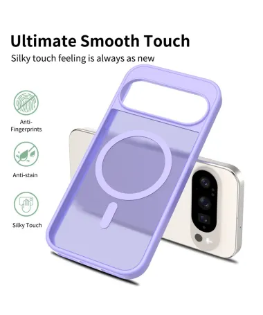 Coque Google Pixel 10 / 10 Pro Magnétique Translucide Mate Violet - photo 18