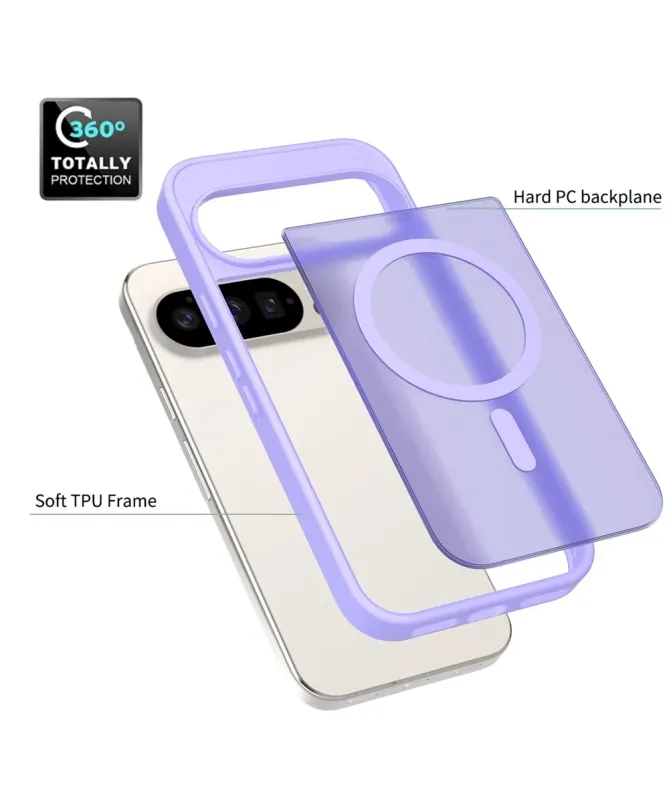 Coque Google Pixel 10 / 10 Pro Magnétique Translucide Mate