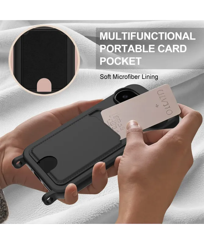 Coque avec Mini Cordon Google Pixel 10 Silicone et Porte-carte