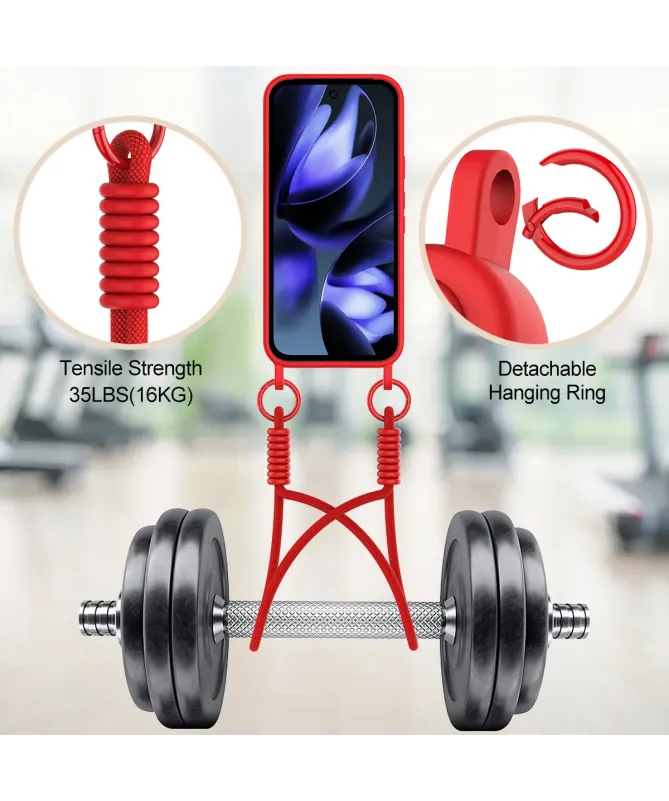 Coque avec Mini Cordon Google Pixel 10 Silicone et Porte-carte