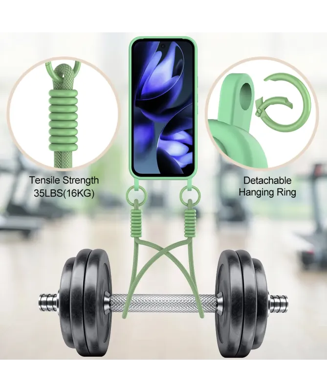 Coque avec Mini Cordon Google Pixel 10 Silicone et Porte-carte