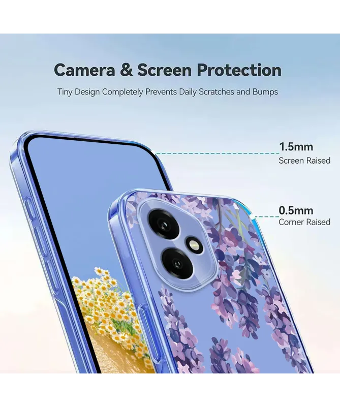 Coque Honor 400 Transparente Anti-choc Motif Glycine