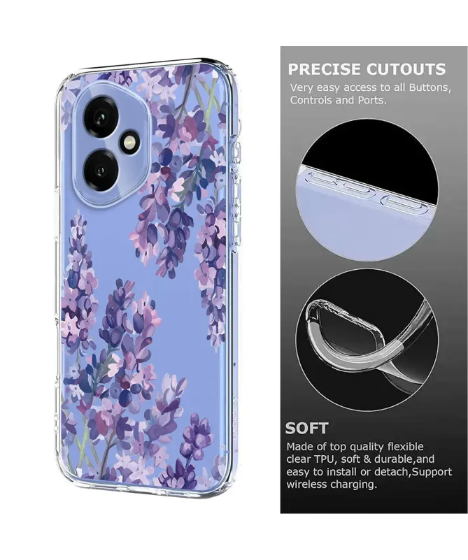 Coque Honor 400 Transparente Anti-choc Motif Glycine
