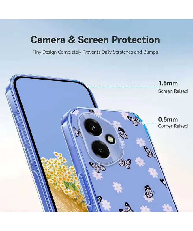Coque Honor 400 Transparente Anti-choc Motif Papillons