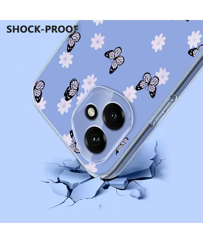 Coque Honor 400 Transparente Anti-choc Motif Papillons