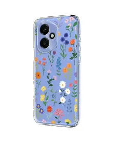 Coque Honor 400 5G Transparente Anti-choc Fleurs des Champs