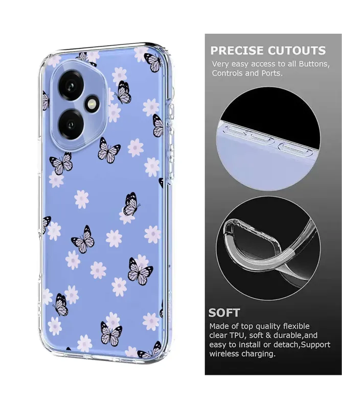 Coque Honor 400 Transparente Anti-choc Motif Papillons