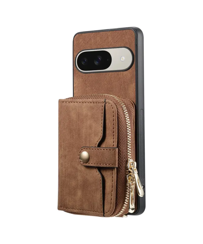 Coque Google Pixel 10 / 10 Pro à sangle, fermeture zippée et porte-car