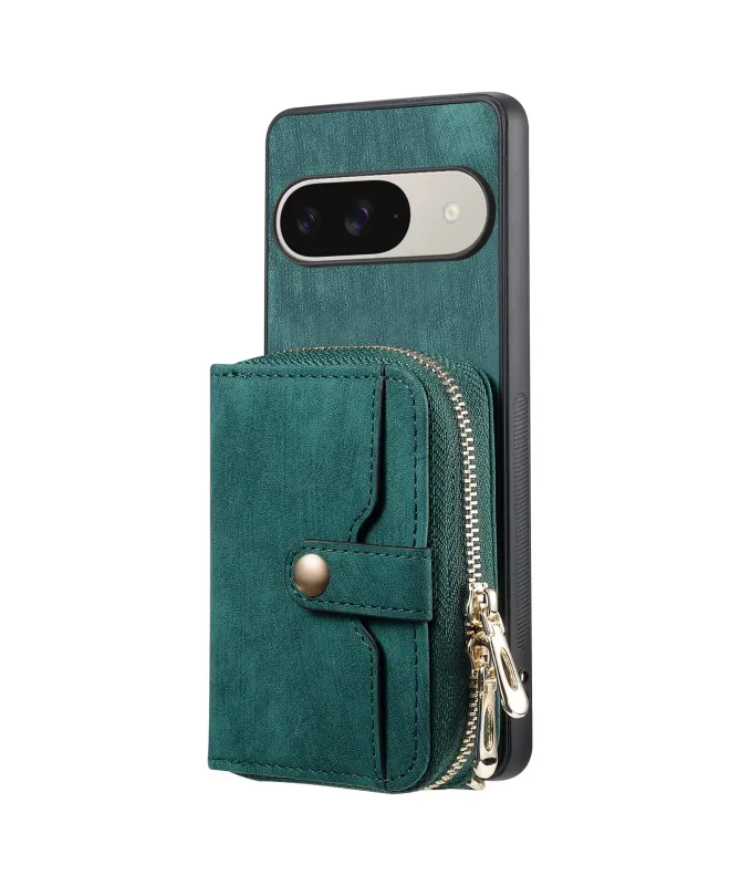 Coque Google Pixel 10 / 10 Pro à sangle, fermeture zippée et porte-car