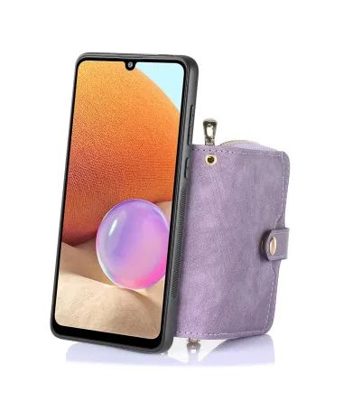 Coque Google Pixel 10 / 10 Pro à sangle, fermeture zippée et porte-cartes Violet - photo 25