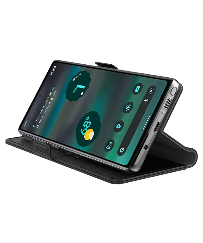 Housse Google Pixel 10 Flip premium porte cartes avec miroir