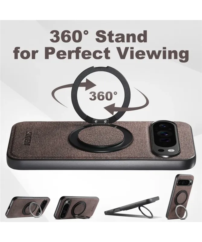 Coque Google Pixel 10 / 10 Pro Texture Jeans avec Anneau Magnétique | 