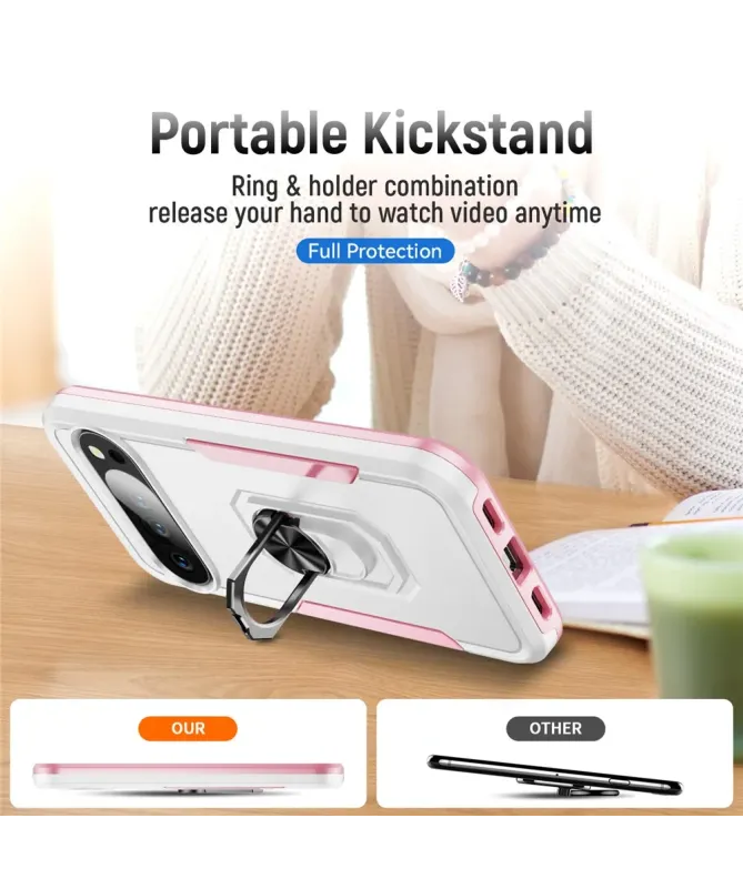 Coque Google Pixel 10 / 10 Pro | Armor Shield avec Anneau