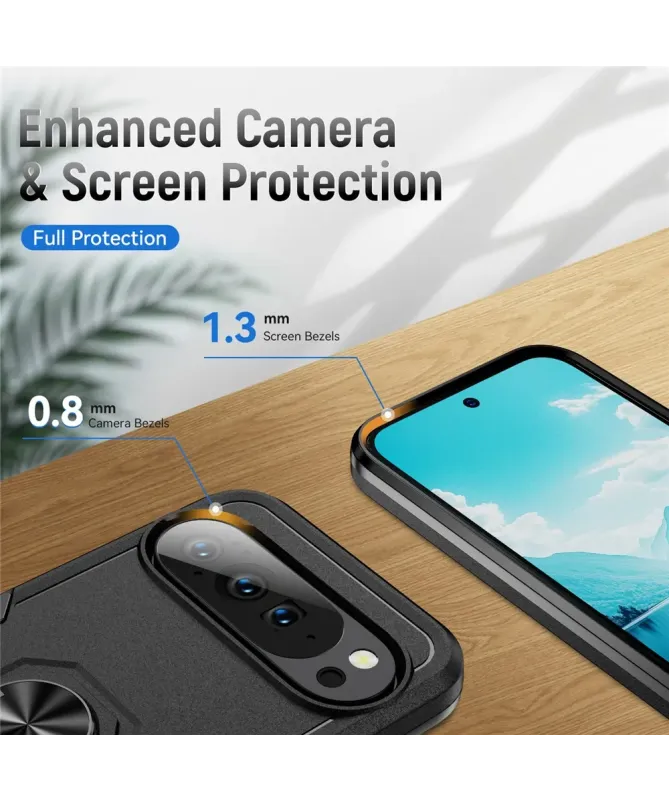 Coque Google Pixel 10 / 10 Pro | Armor Shield avec Anneau