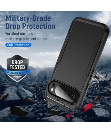 Coque Google Pixel 10 / 10 Pro | Armor Shield Renforcée Noir - photo 12