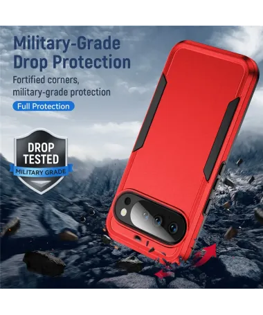 Coque Google Pixel 10 / 10 Pro | Armor Shield Renforcée Rouge - photo 17