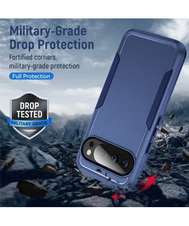 Coque Google Pixel 10 / 10 Pro | Armor Shield Renforcée Bleu marine - photo 21
