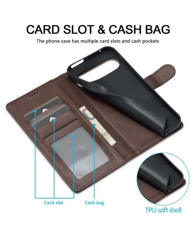 Housse Google Pixel 10 / 10 Pro Effet Cuir LC.IMEEKE