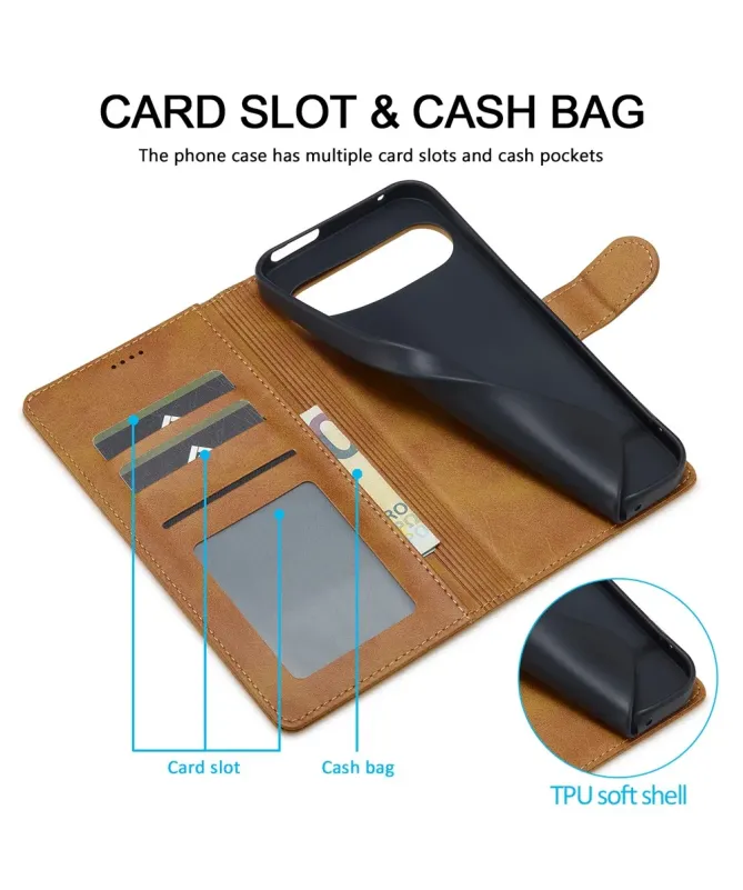 Housse Google Pixel 10 / 10 Pro Effet Cuir LC.IMEEKE