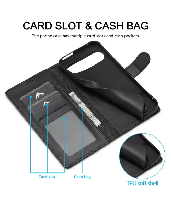 Housse Google Pixel 10 / 10 Pro Effet Cuir LC.IMEEKE