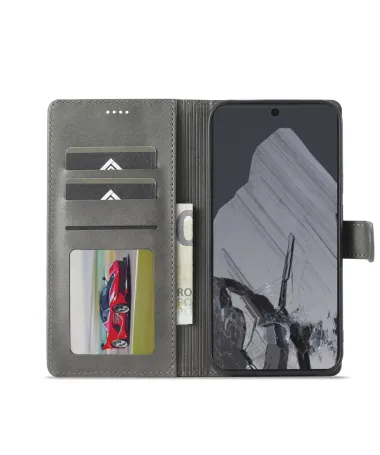 Housse Google Pixel 10 / 10 Pro Effet Cuir LC.IMEEKE Gris - photo 19