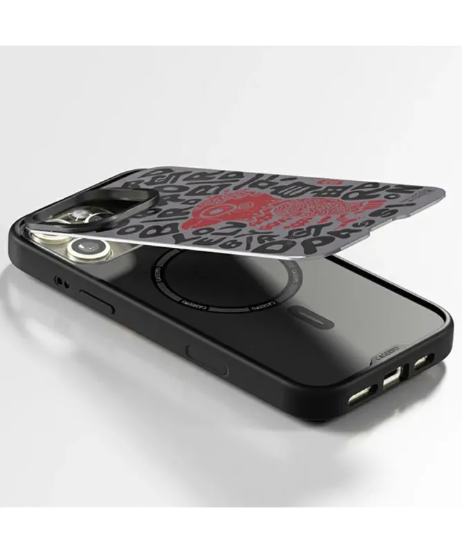 Coque iPhone 15 Pro Compatible MagSafe Design Lots of Money