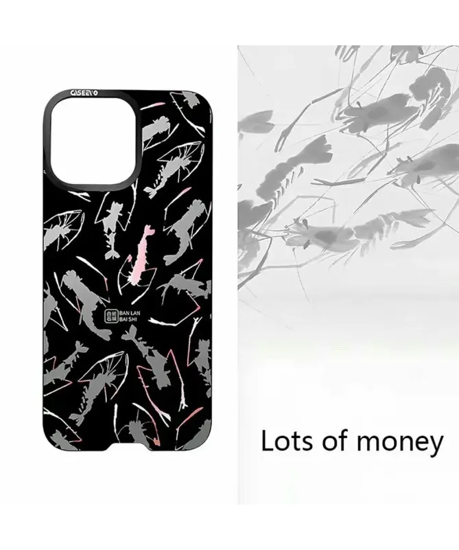 Coque iPhone 15 Pro Compatible MagSafe Design Lots of Money