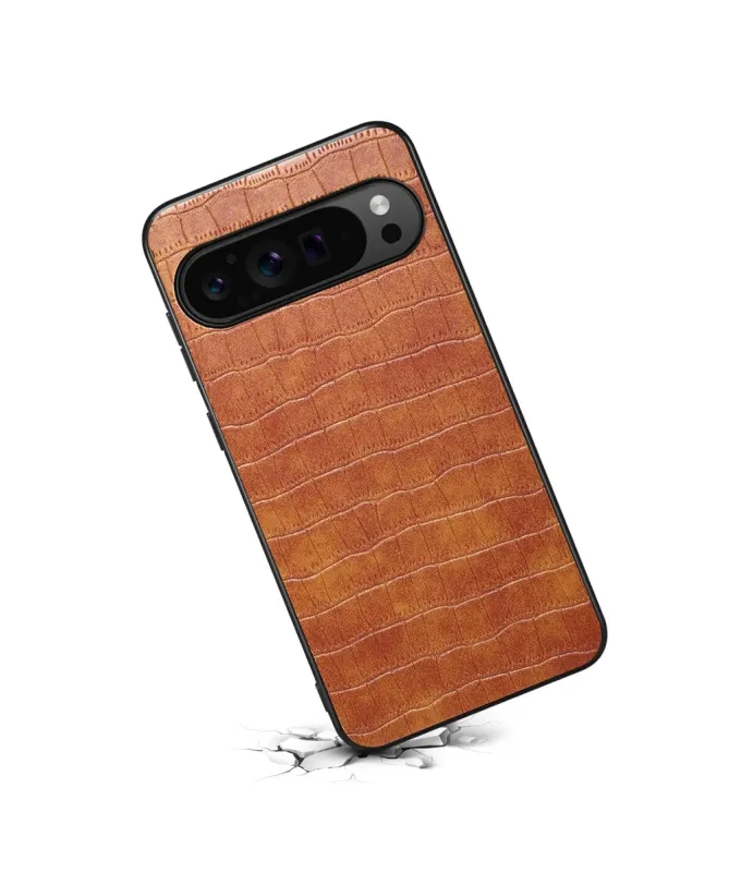 Coque Google Pixel 10 / Pixel 10 Pro Effet Peau Crocodile