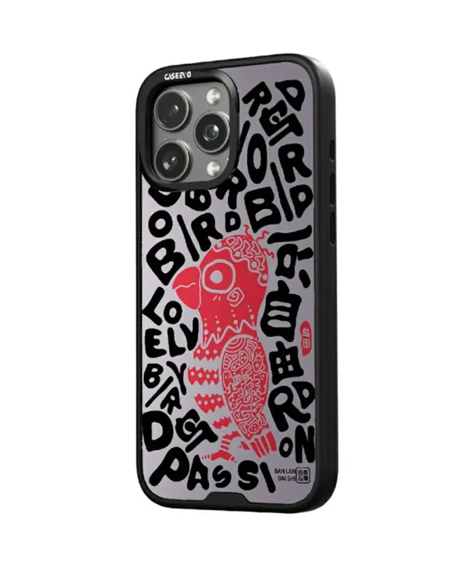 Coque iPhone 15 Pro Compatible MagSafe Design Free Bird