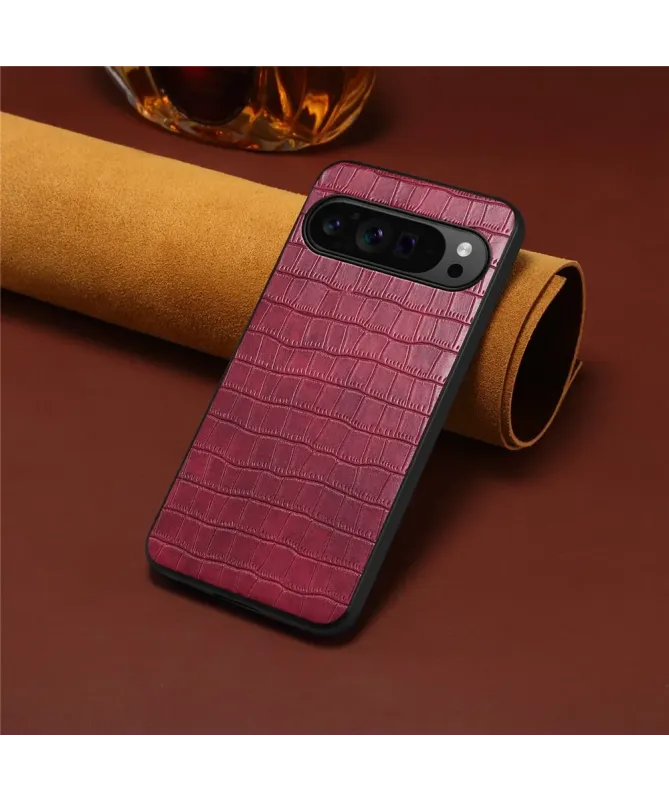 Coque Google Pixel 10 / Pixel 10 Pro Effet Peau Crocodile