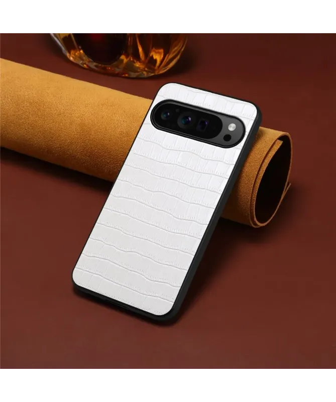 Coque Google Pixel 10 / Pixel 10 Pro Effet Peau Crocodile