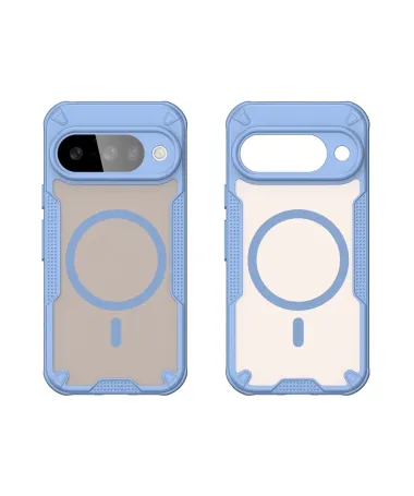 Coque Google Pixel 10 Compatible MagSafe Antichoc Renforcée Bleu clair - photo 12