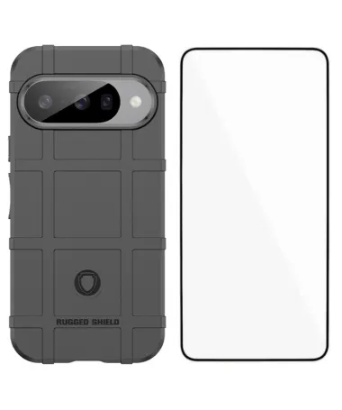 Coque Google Pixel 10 Rugged Shield Antichoc avec Verre Trempé