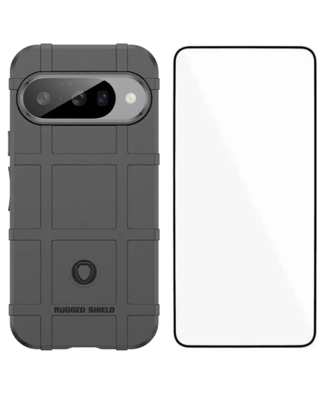 Coque Google Pixel 10 Rugged Shield Antichoc avec Verre Trempé