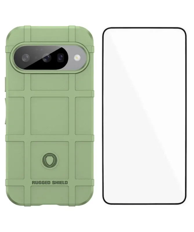 Coque Google Pixel 10 Rugged Shield Antichoc avec Verre Trempé