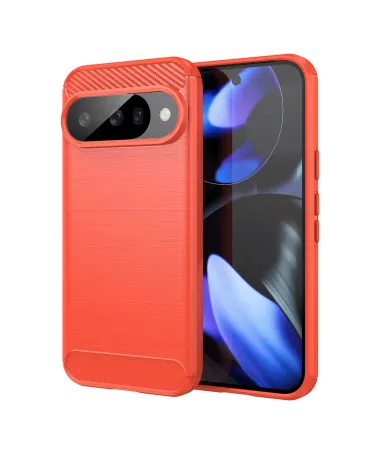 Coque Google Pixel 10 avec Verre Trempé | CARBO Rouge - photo 7