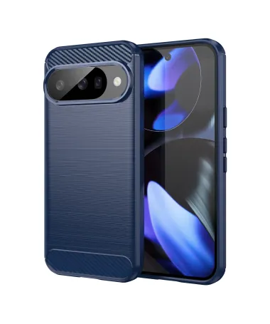 Coque Google Pixel 10 avec Verre Trempé | CARBO Bleu marine - photo 12