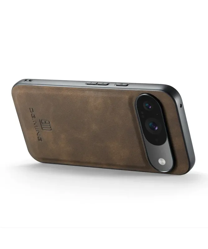 Coque Google Pixel 10 / 10 Pro DG.MING imitation cuir
