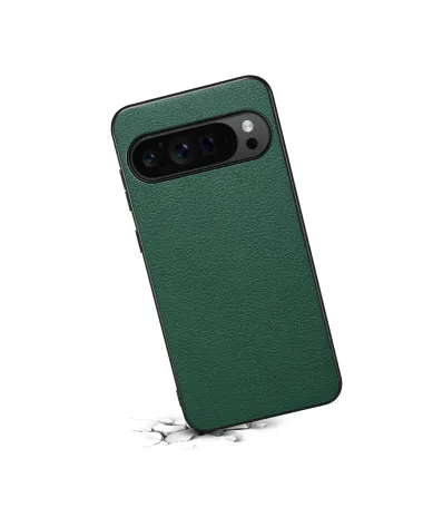 Coque Google Pixel 10 / 10 Pro Finition Cuir Lisse | Calf Touch Vert foncé - photo 8
