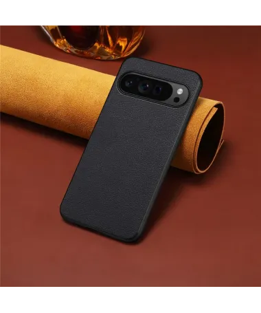 Coque Google Pixel 10 / 10 Pro Finition Cuir Lisse | Calf Touch Noir - photo 11