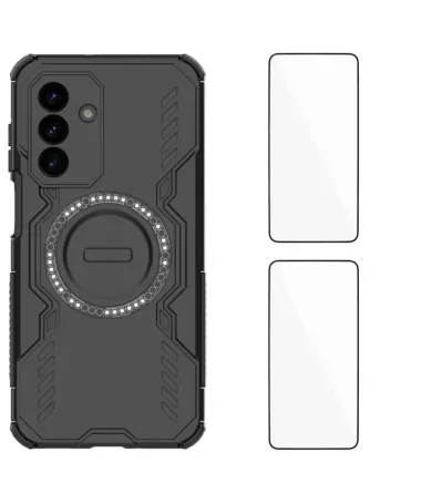 Pack Samsung Galaxy A17 5G Coque Anti-choc Magnétique et 2 Verres