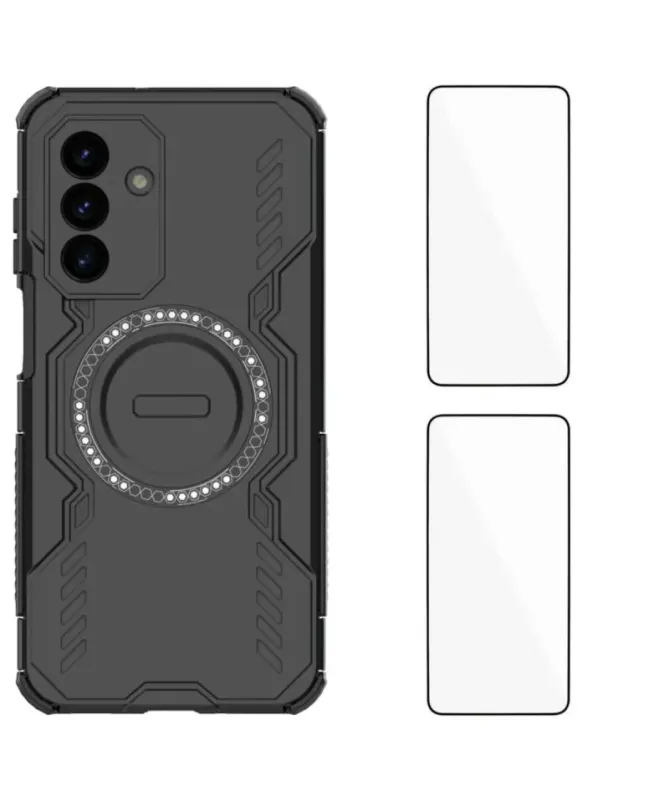 Pack Samsung Galaxy A17 5G Coque Anti-choc Magnétique et 2 Verres